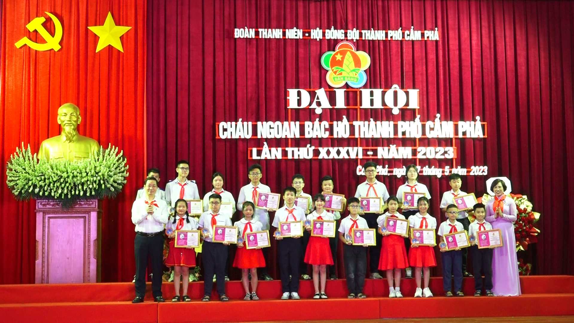 Cẩm Phả Đại hội Cháu ngoan Bác Hồ thành phố lần thứ XXXVI năm 2023